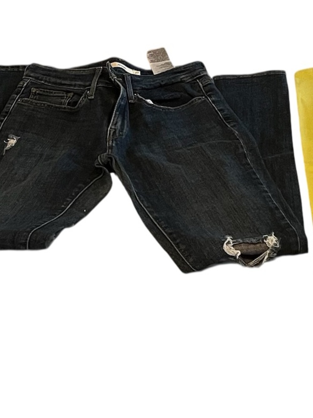 Madewell Dark Wash Distressed Women's Jeans